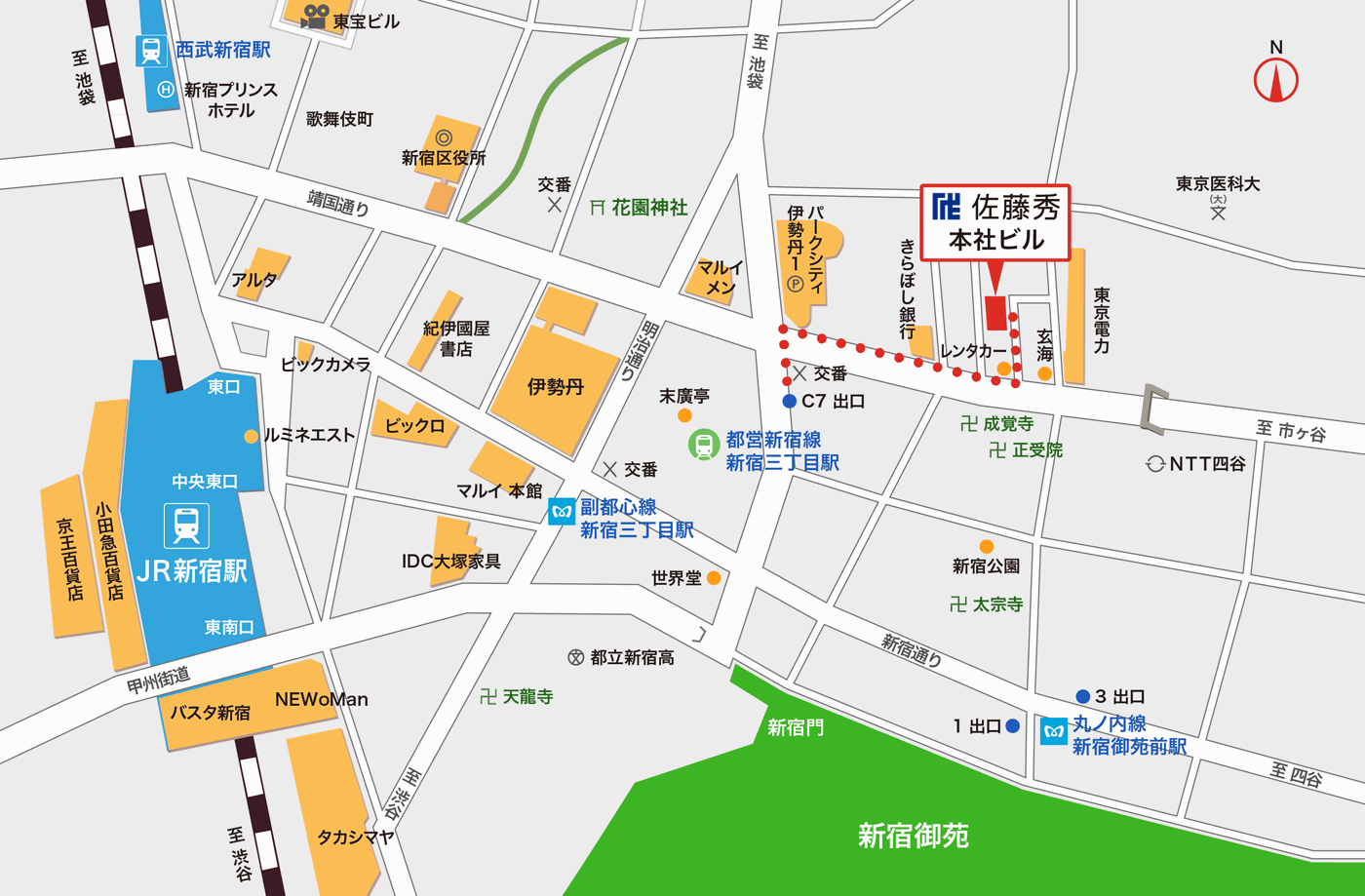 本社地図