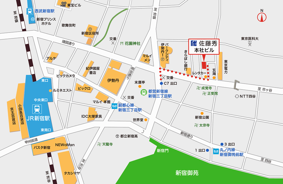 本社地図