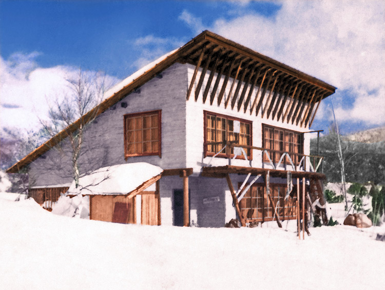 秀三にとって初の山小屋建築「志賀アルペンローゼ」