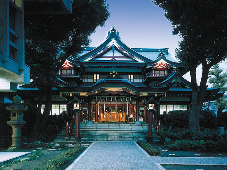 京濱伏見稲荷神社　本堂拝殿 外観