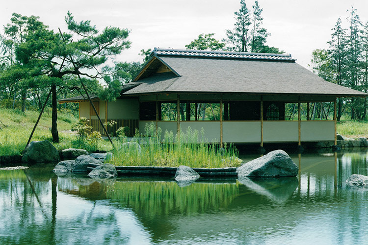 昭和記念公園 日本庭園 四阿「昌陽」