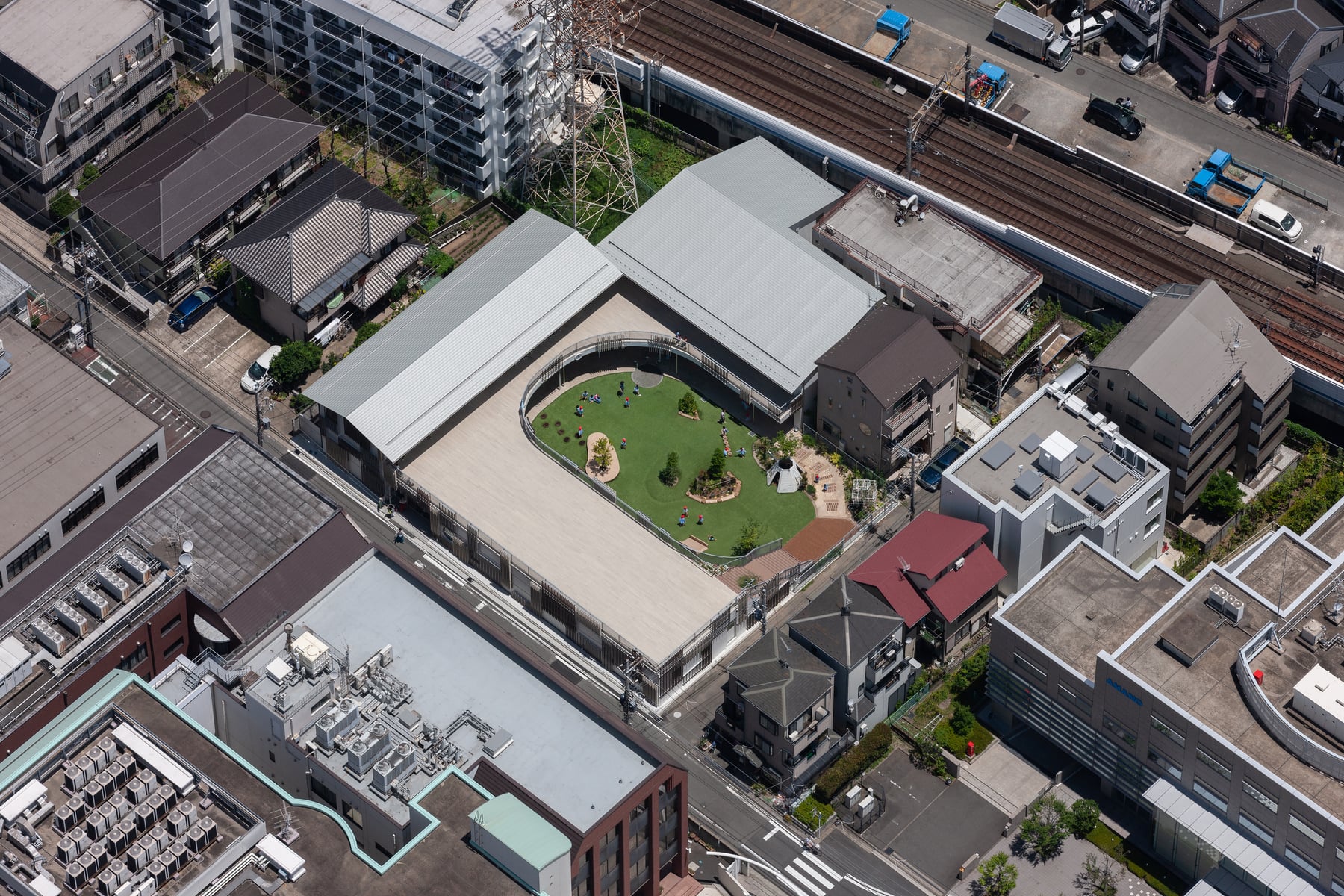 高木学園附属幼稚園（幼稚園）　航空写真