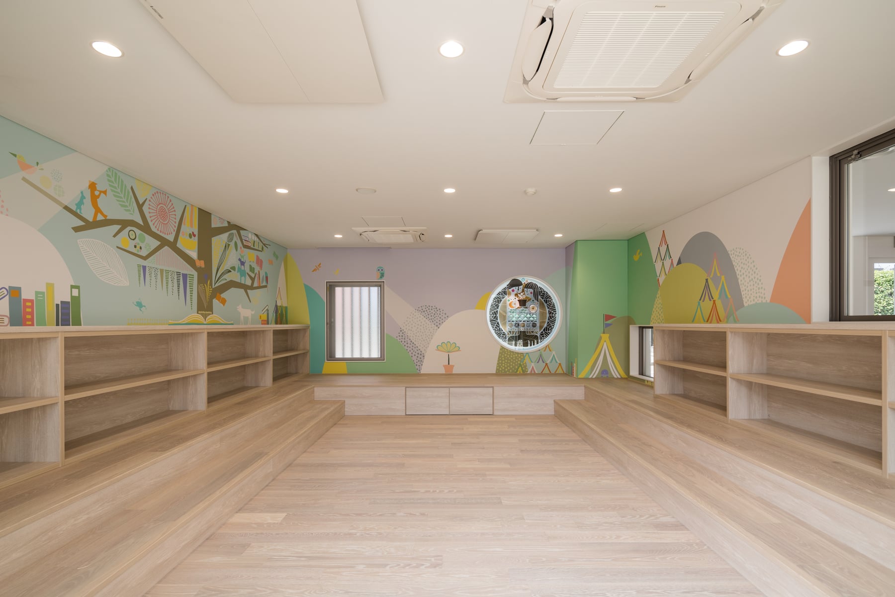 高木学園附属幼稚園（幼稚園）　内観　- Art Director 森本千絵 -