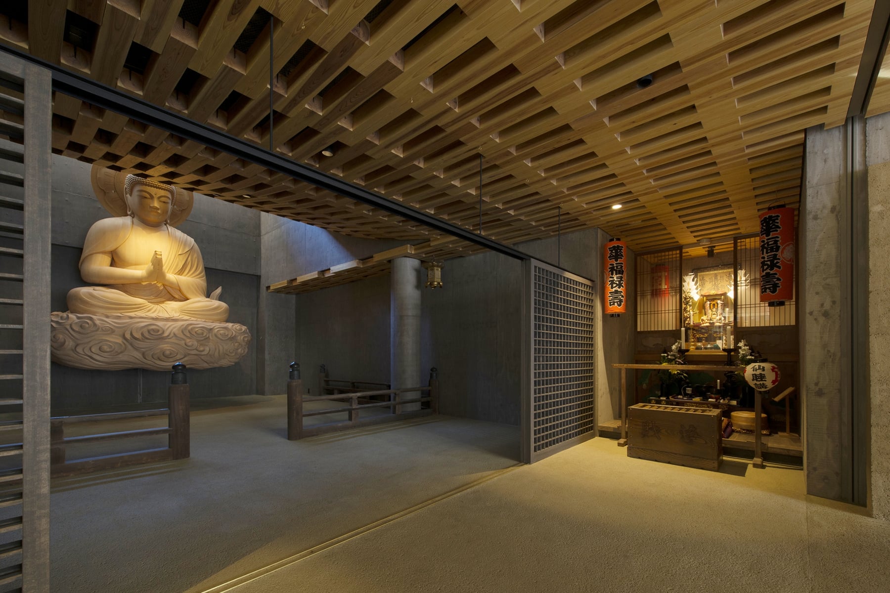日蓮宗松栄山 仙行寺（宗教施設）　本堂 仏音堂